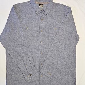 Men's Ridgecut Classic Gray XLT Longsleeve Chambray Shirt.